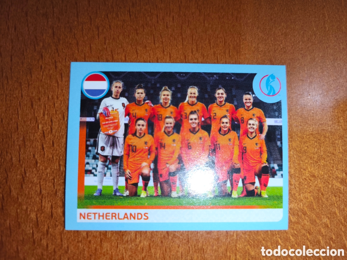 Cromos de F&uacute;tbol: Alineaci&oacute;n Holanda n&deg;23 Uefa Women's Euro 2022
