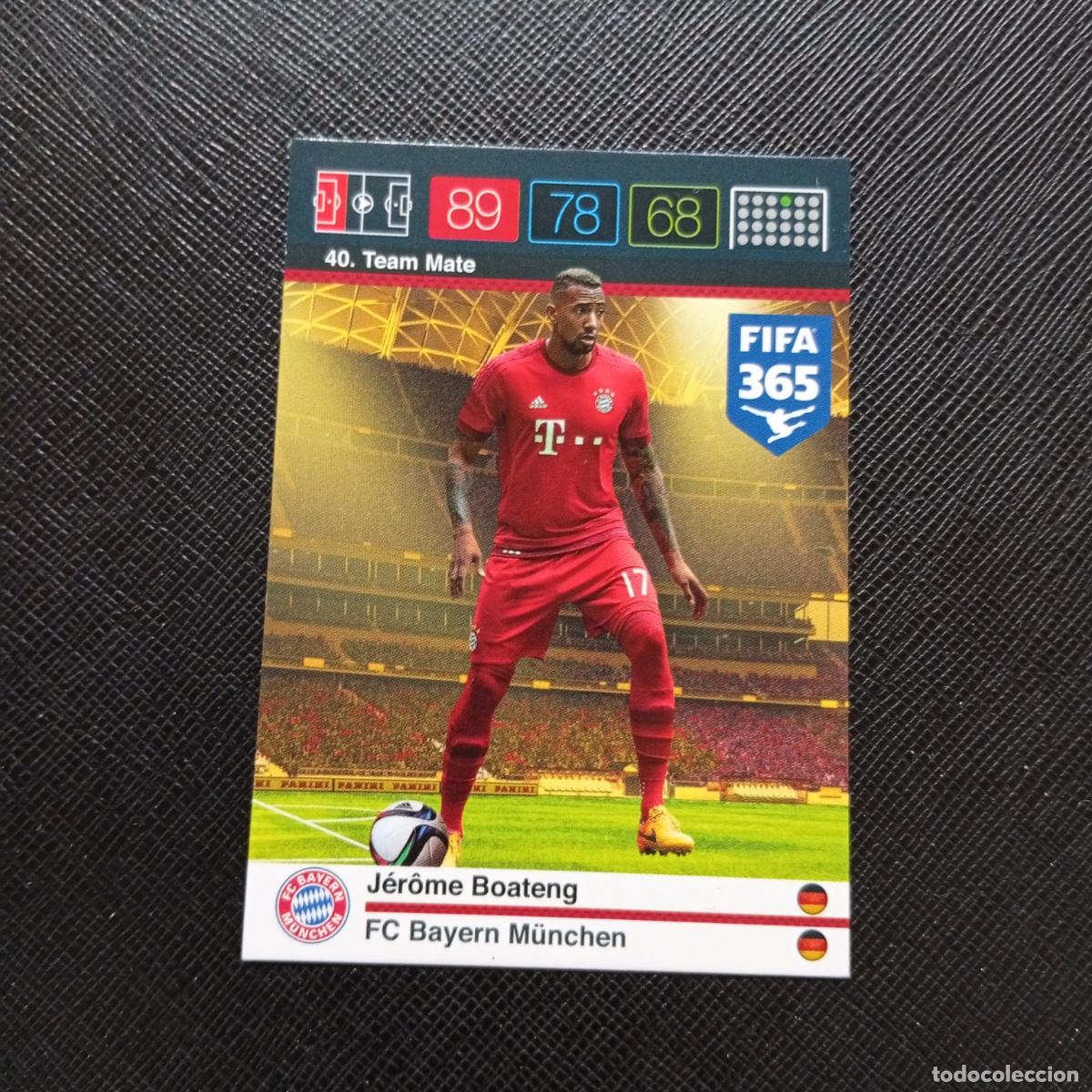 Cromos de F&uacute;tbol: 40 BOATENG BAYERN MUNICH ADRENALYN 2015 2016 FIFA 365 CROMO FUTBOL 15 16 - A134 PG34