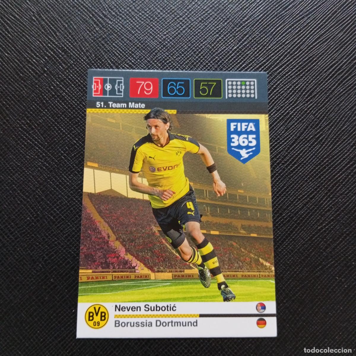 Cromos de F&uacute;tbol: 51 SUBOTIC BORUSSIA DORTMUND ADRENALYN 2015 2016 FIFA 365 CROMO FUTBOL 15 16 - A134 PG37