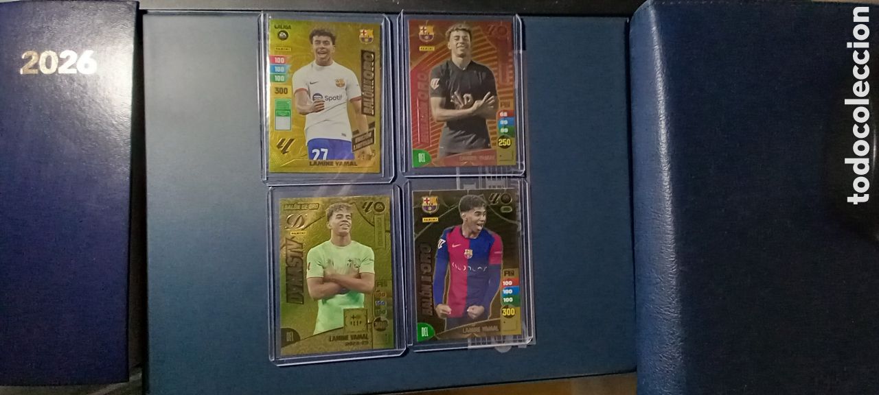 Cromos de F&uacute;tbol: Lote 4 CROMOS BALON DE ORO LAMINE YAMAL ADRENALYN PANINI