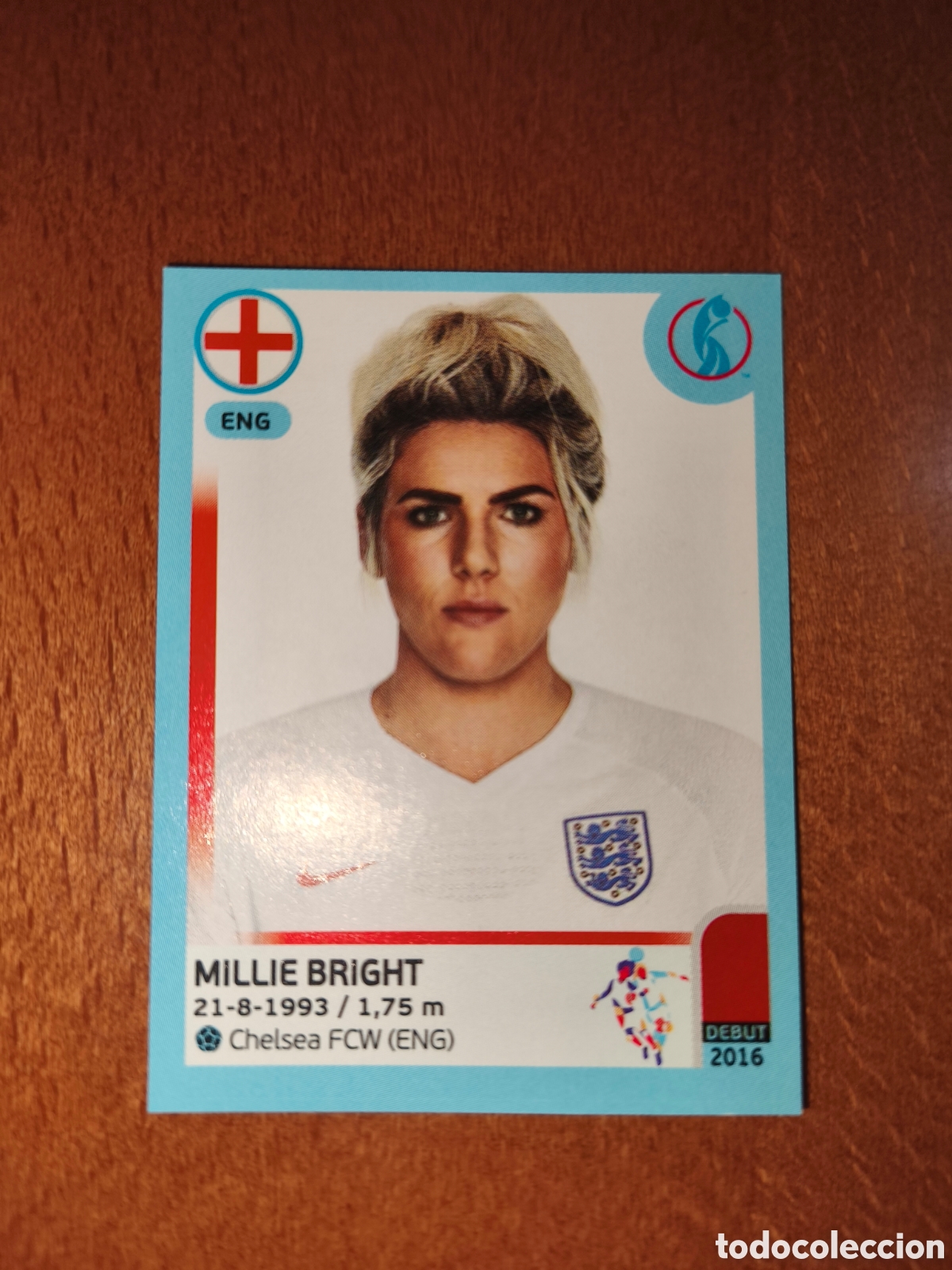 Cromos de F&uacute;tbol: Millie Bright n&deg;36 Uefa Women's Euro 2022 Inglaterra