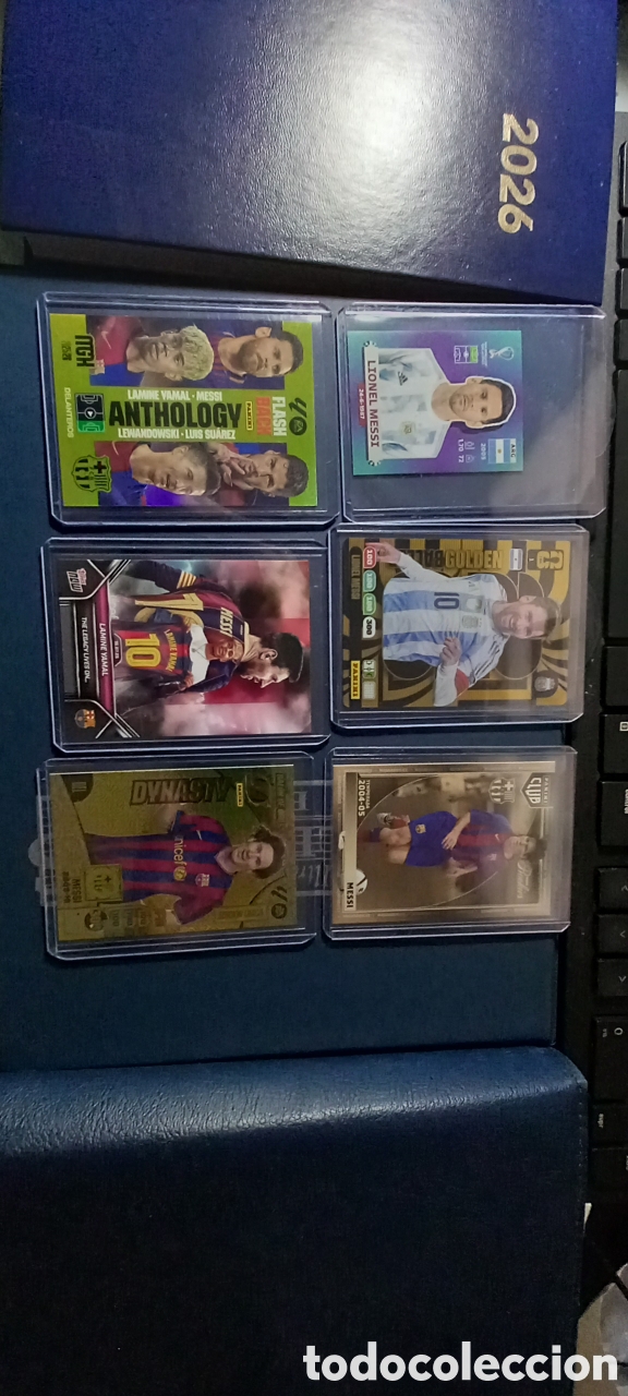 Cromos de F&uacute;tbol: Lote 6 cromos MESSI PANINI