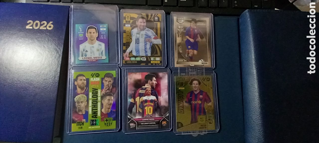 Cromos de F&uacute;tbol: Lote 12 cromos MESSI PANINI