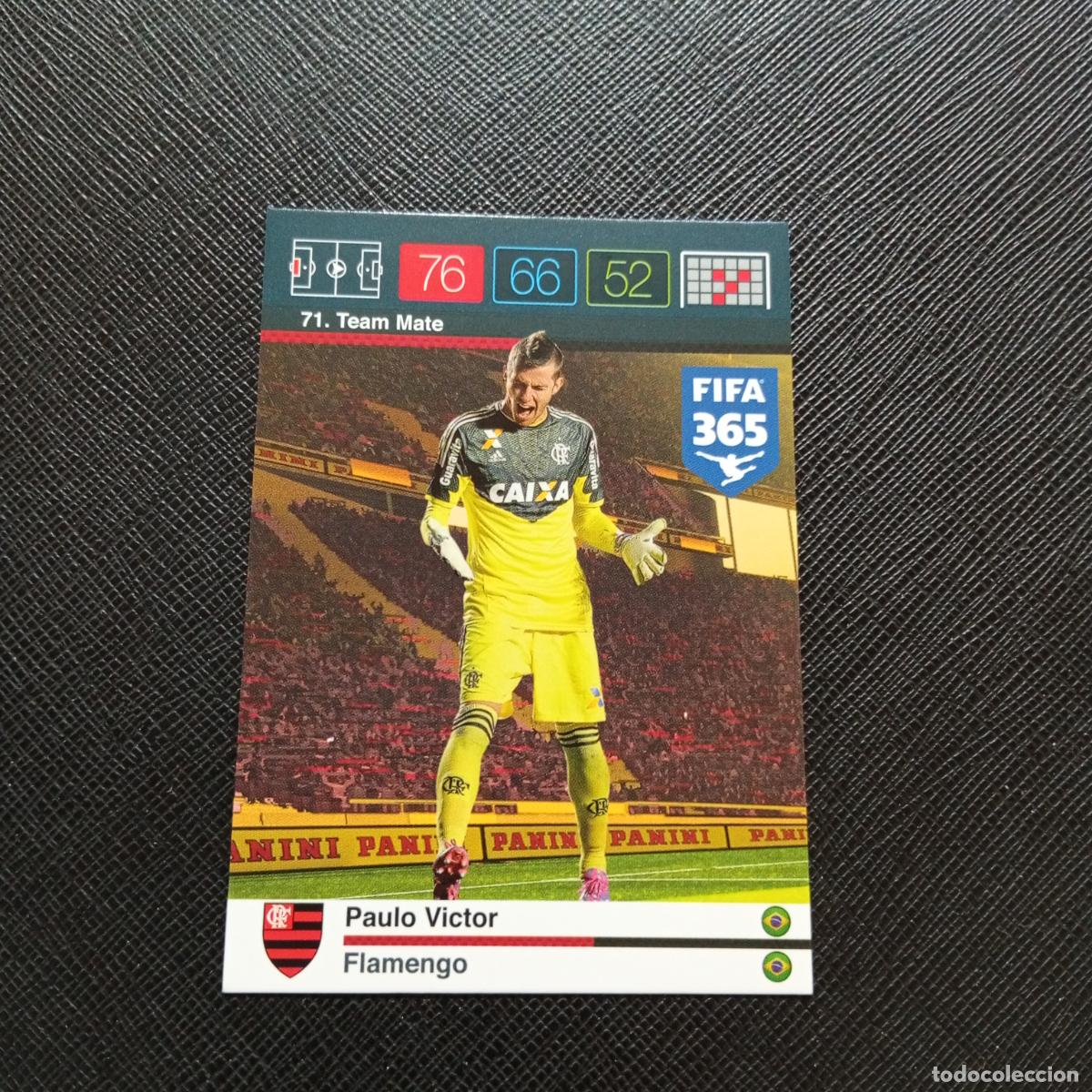 Cromos de F&uacute;tbol: 71 PAULO VICTOR FLAMENGO ADRENALYN 2015 2016 FIFA 365 CROMO FUTBOL 15 16 - A134 PG54