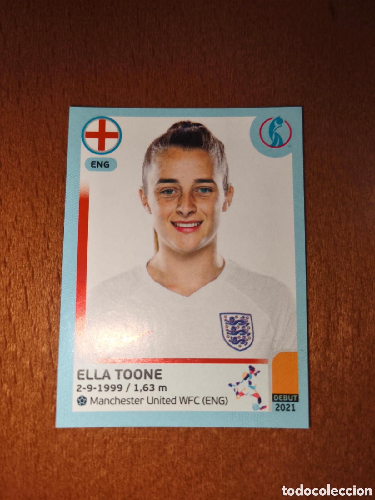 Cromos de F&uacute;tbol: Ella Toone n&deg;43 Uefa Women's Euro 2022 Inglaterra