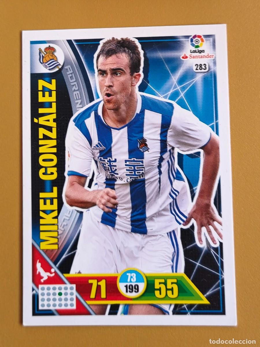 Cromos de F&uacute;tbol: mikel gonzalez, 2016 17 adrenalyn