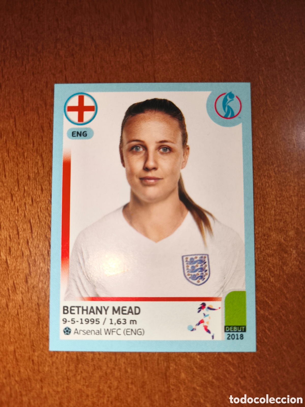 Cromos de F&uacute;tbol: Bethany Mead n&deg;48 Uefa Women's Euro 2022 Inglaterra