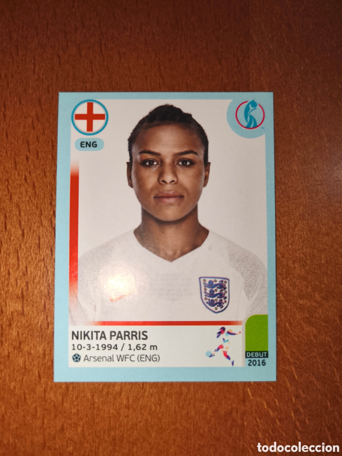 Cromos de F&uacute;tbol: Nikita Parris n&deg;49 Uefa Women's Euro 2022 Inglaterra