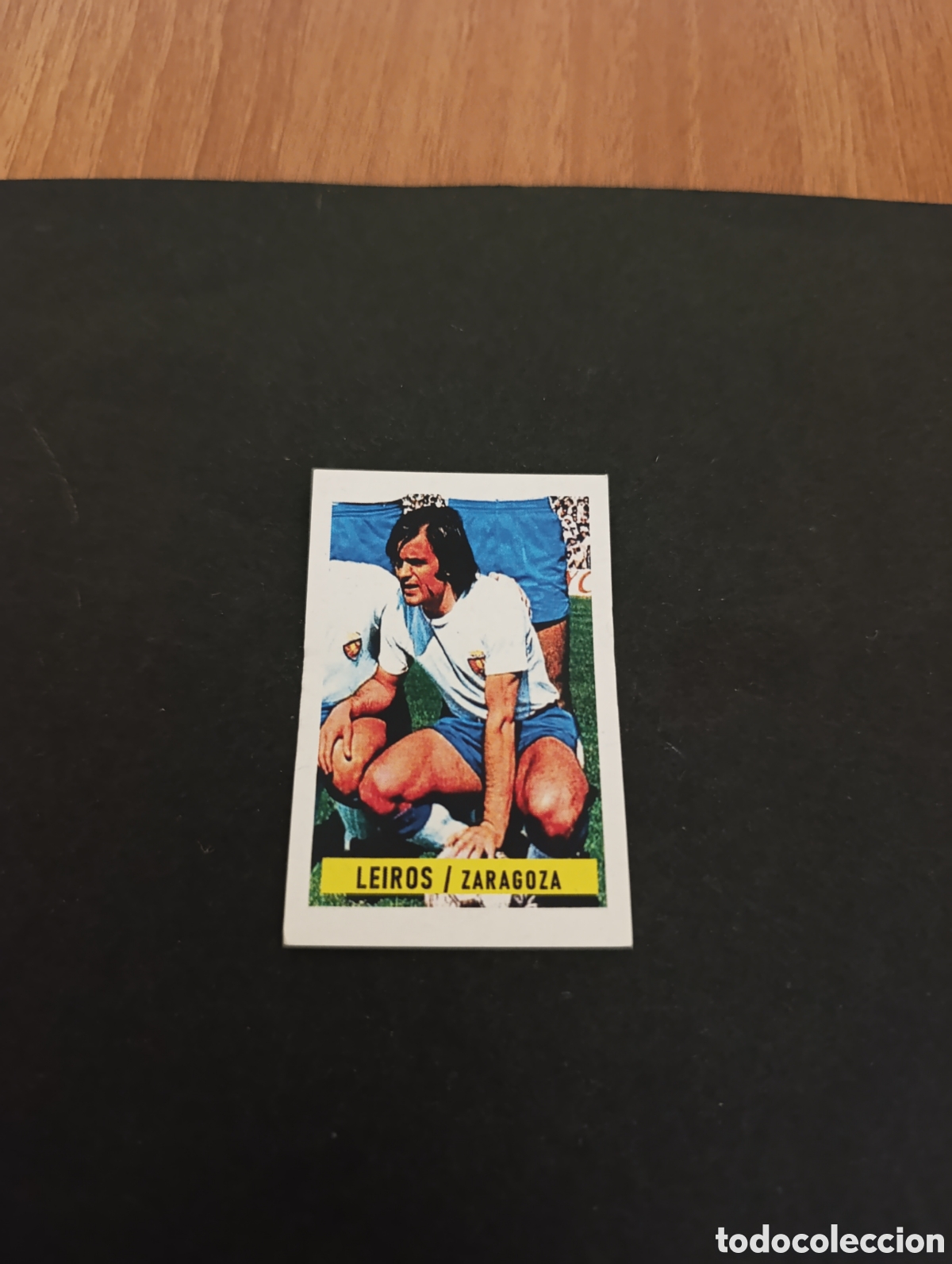 Cromos de F&uacute;tbol: Cromo Leiros Real Zaragoza Liga Este 74 75, ampliaci&oacute;n de la colecci&oacute;n