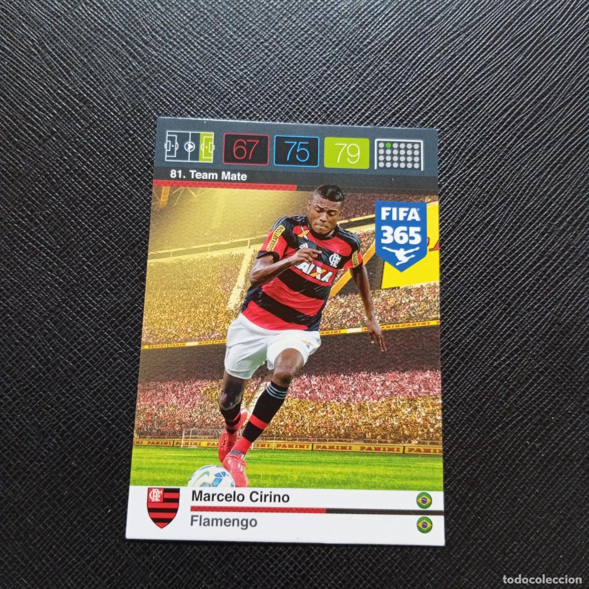 Cromos de F&uacute;tbol: 81 MARCELO CIRINO FLAMENGO ADRENALYN 2015 2016 FIFA 365 CROMO FUTBOL 15 16 - A91 PG7