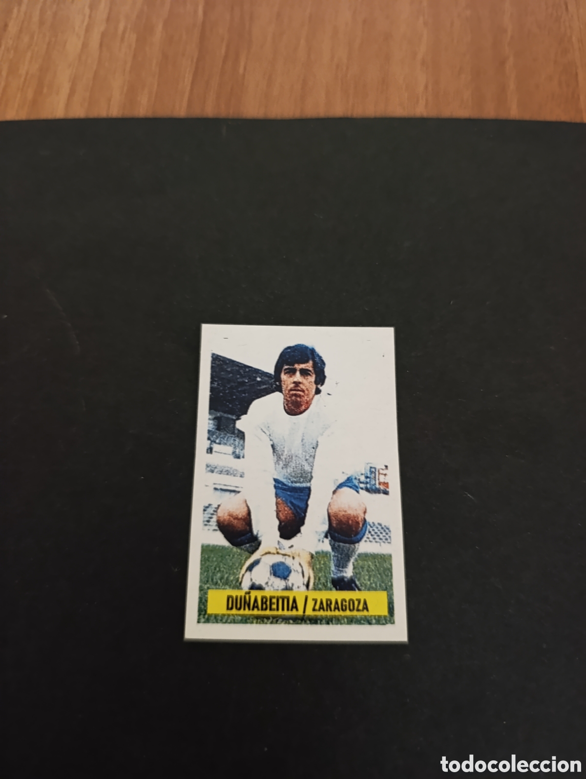 Cromos de F&uacute;tbol: Cromo Du&ntilde;abeitia Real Zaragoza Liga Este 74 75, ampliaci&oacute;n de la colecci&oacute;n
