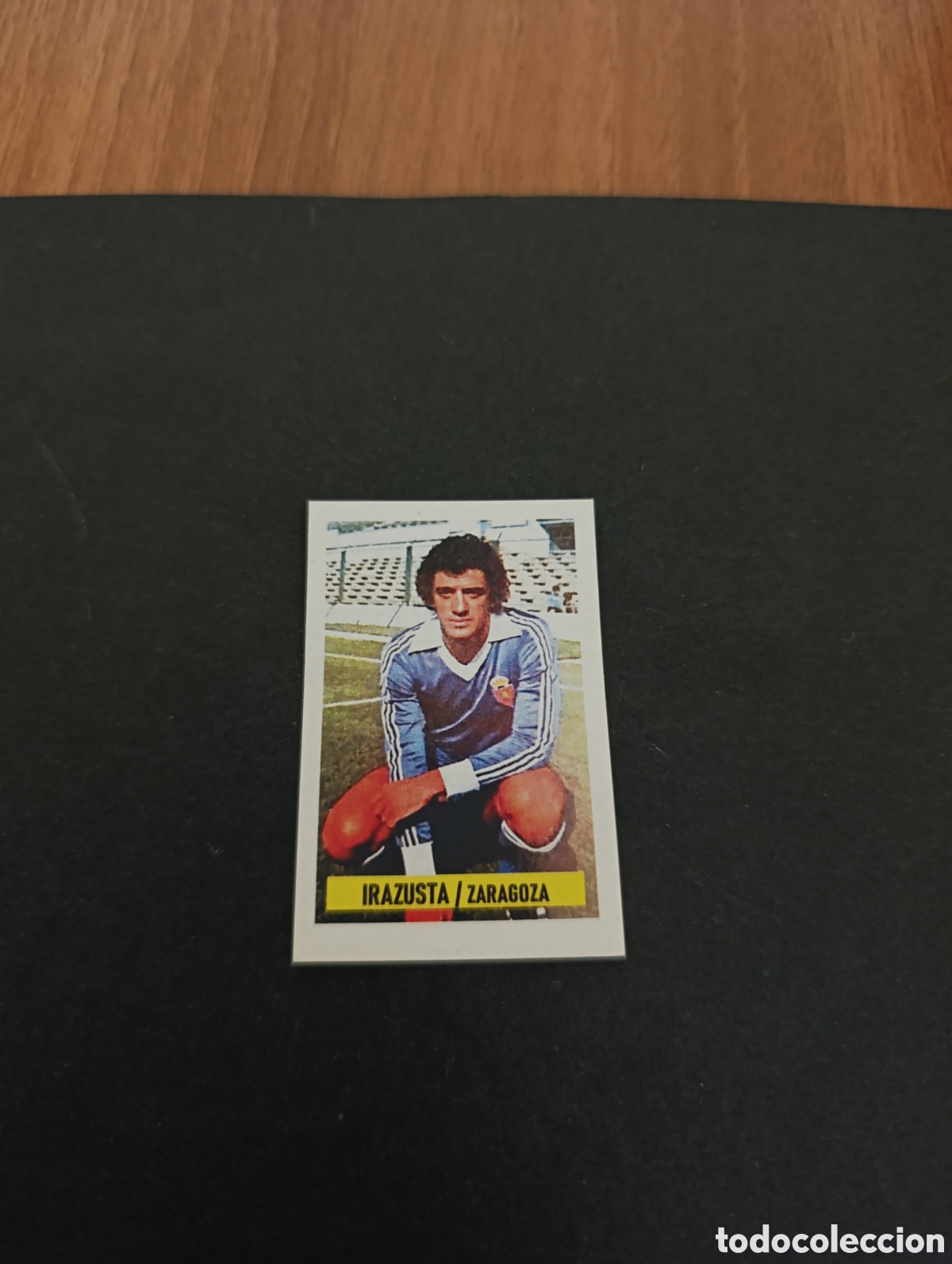 Cromos de F&uacute;tbol: Cromo Irazusta Real Zaragoza Liga Este 74 75, ampliaci&oacute;n de la colecci&oacute;n