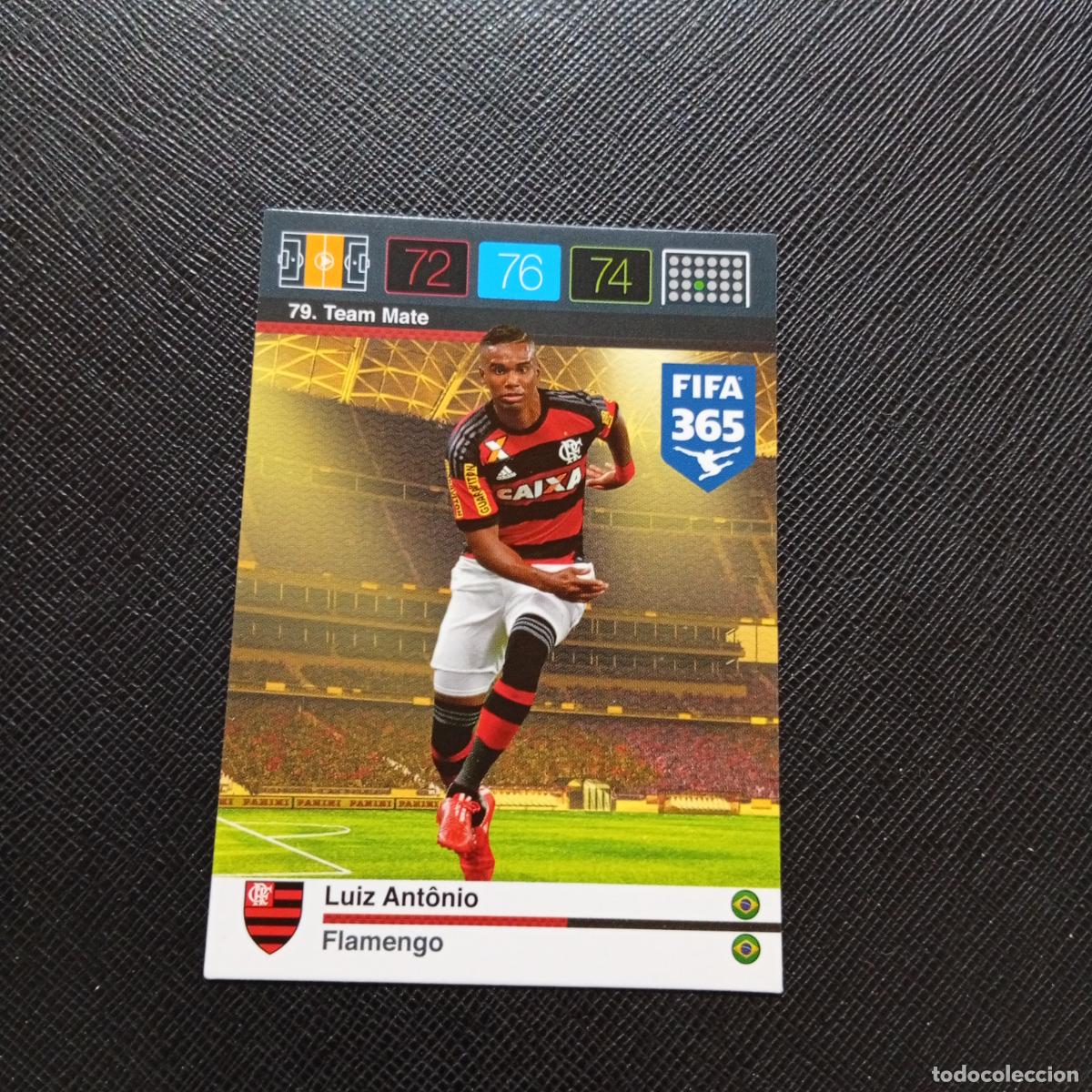 Cromos de F&uacute;tbol: 79 LUIZ ANTONIO FLAMENGO ADRENALYN 2015 2016 FIFA 365 CROMO FUTBOL 15 16 - A91 PG8