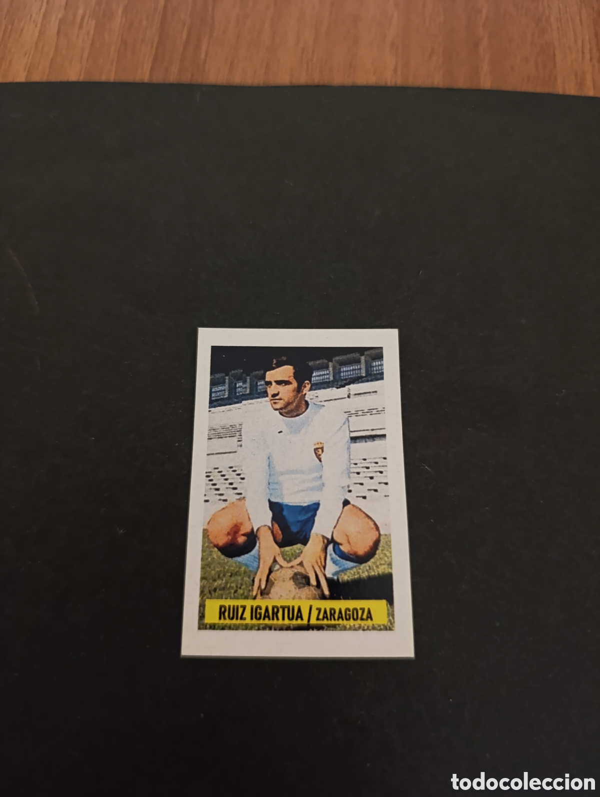Cromos de F&uacute;tbol: Cromo Ruiz Igartua Real Zaragoza Liga Este 74 75, ampliaci&oacute;n de la colecci&oacute;n