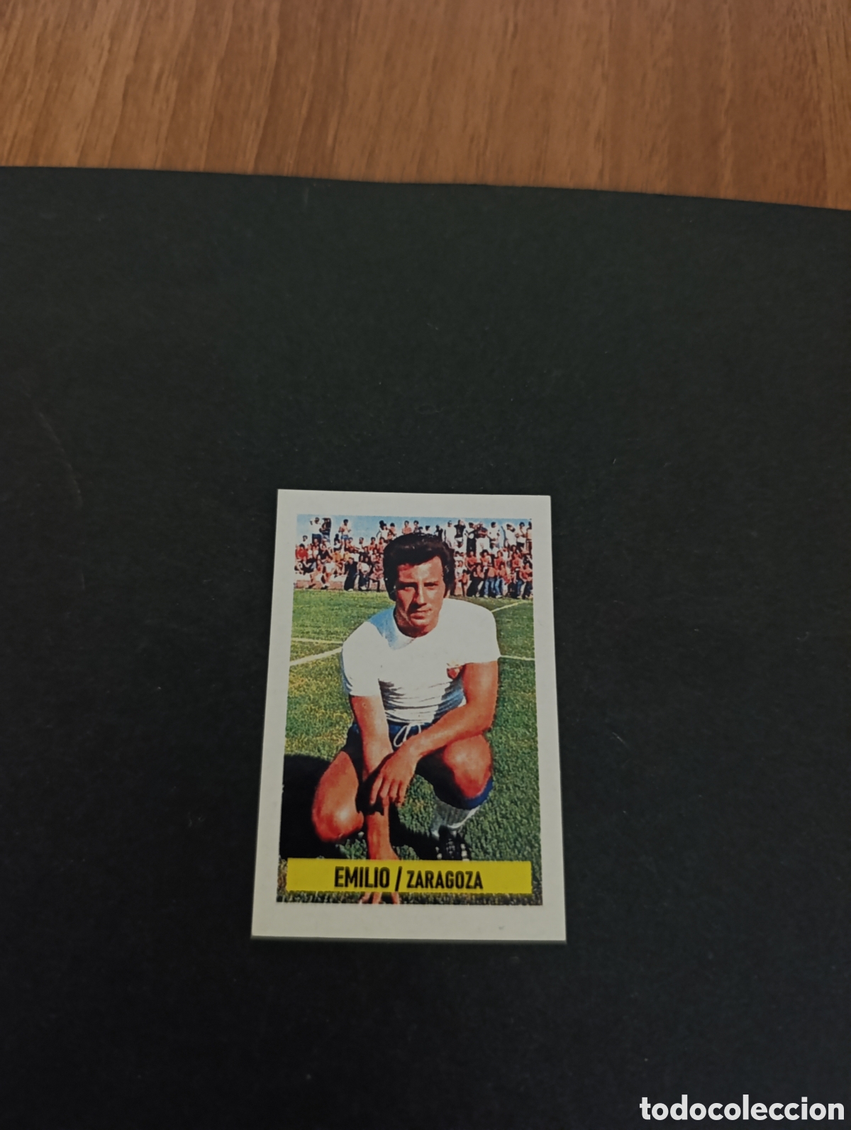 Cromos de F&uacute;tbol: Cromo Emilio Real Zaragoza Liga Este 74 75, ampliaci&oacute;n de la colecci&oacute;n