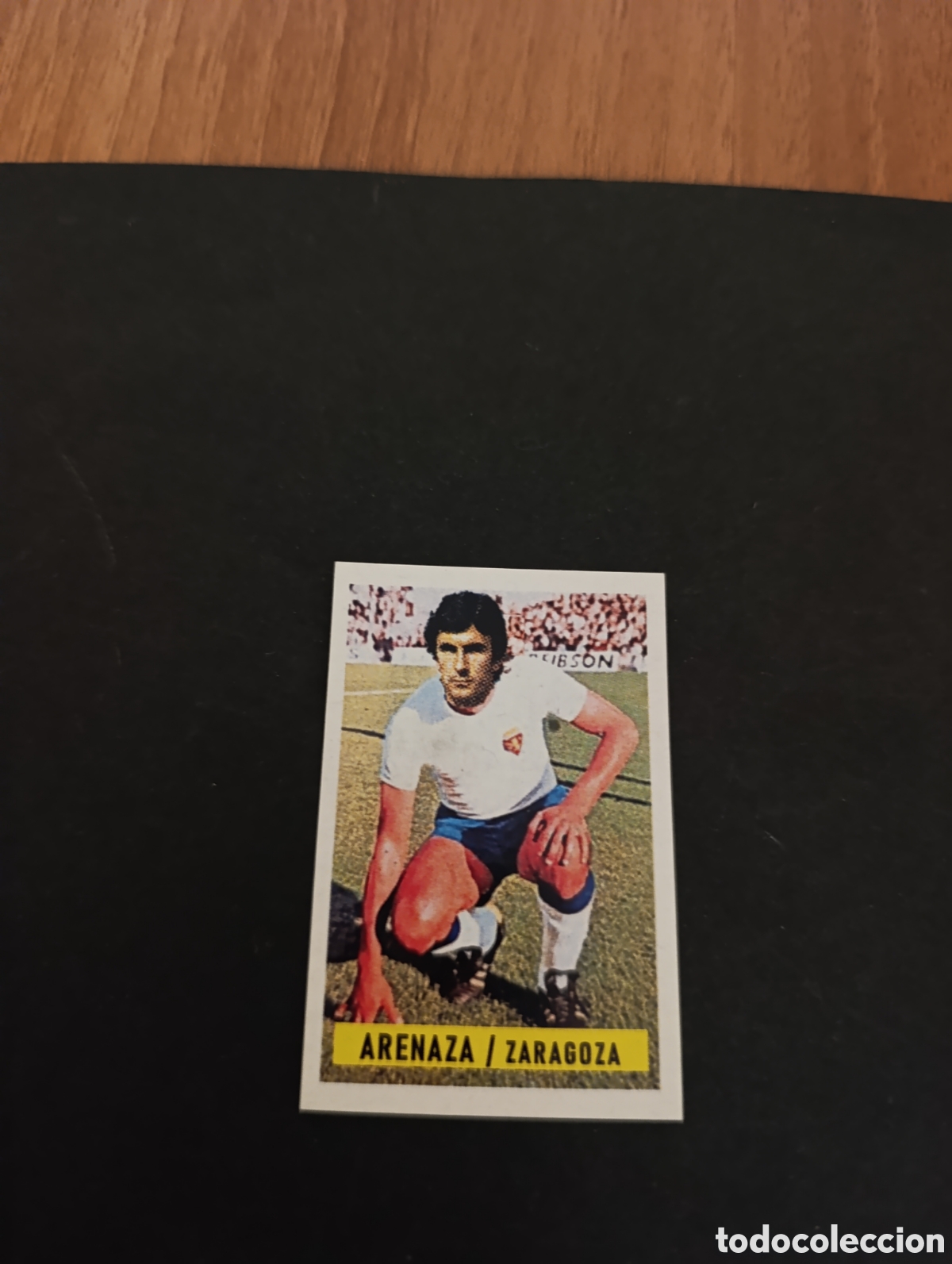 Cromos de F&uacute;tbol: Cromo Arenaza Real Zaragoza Liga Este 74 75, ampliaci&oacute;n de la colecci&oacute;n