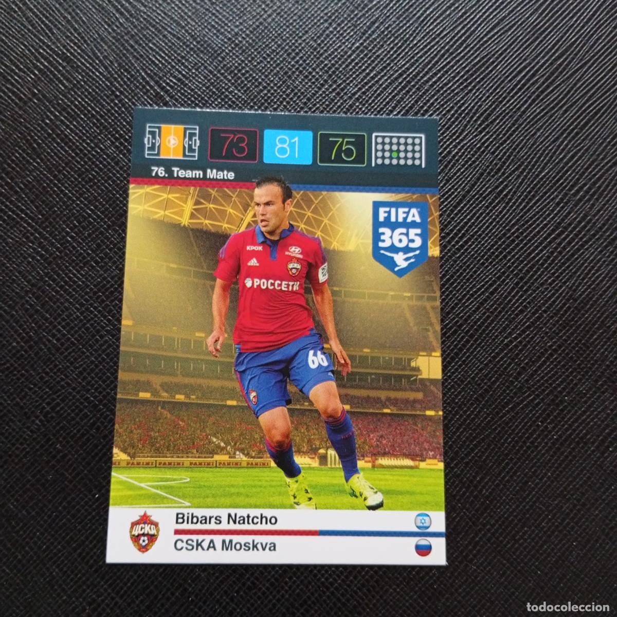 Cromos de F&uacute;tbol: 76 BIBARS NATCHO CSK MOSCU ADRENALYN 2015 2016 FIFA 365 CROMO FUTBOL 15 16 - A91 PG8