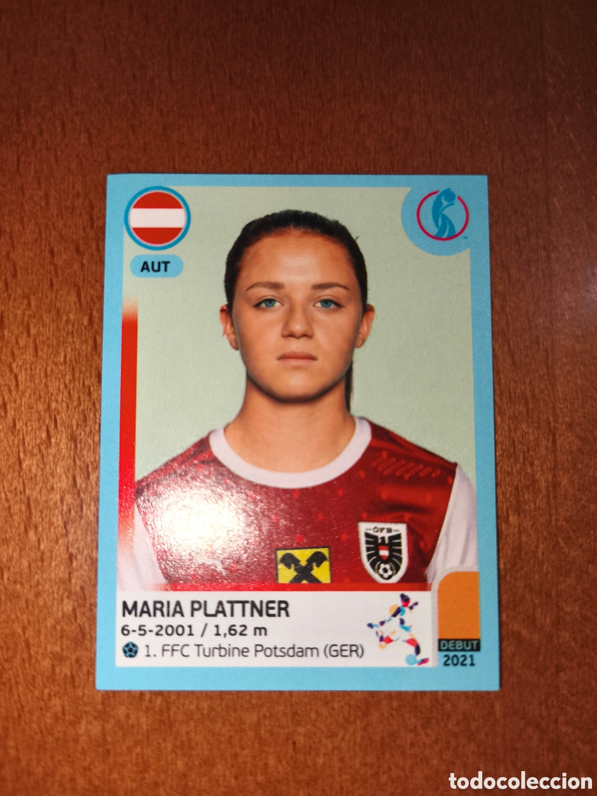 Cromos de F&uacute;tbol: Maria Plattner n&deg;69 Uefa Women's Euro 2022 Austria