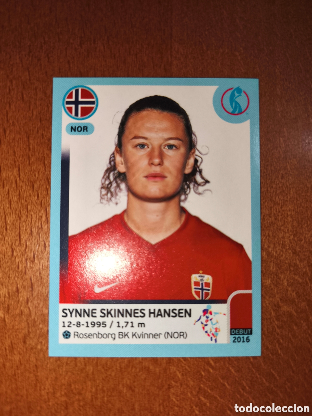 Cartes &agrave; collectionner de Football: Synne Skinnes Hansen n&deg;77 Uefa Women's Euro 2022 Noruega