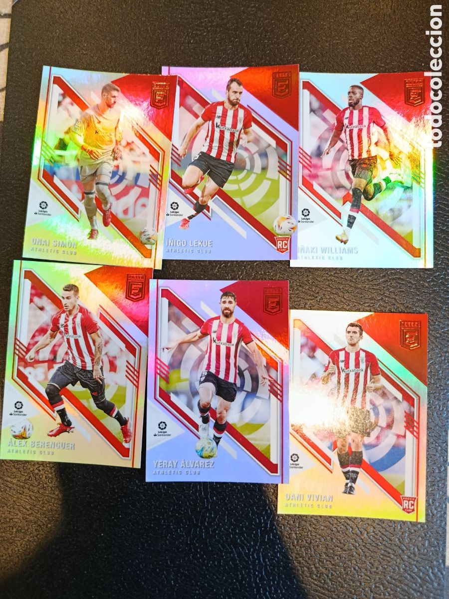 Football Stickers: ATH BILBAO LOTE 6 CROMOS DONRUSS PANINI 21/22