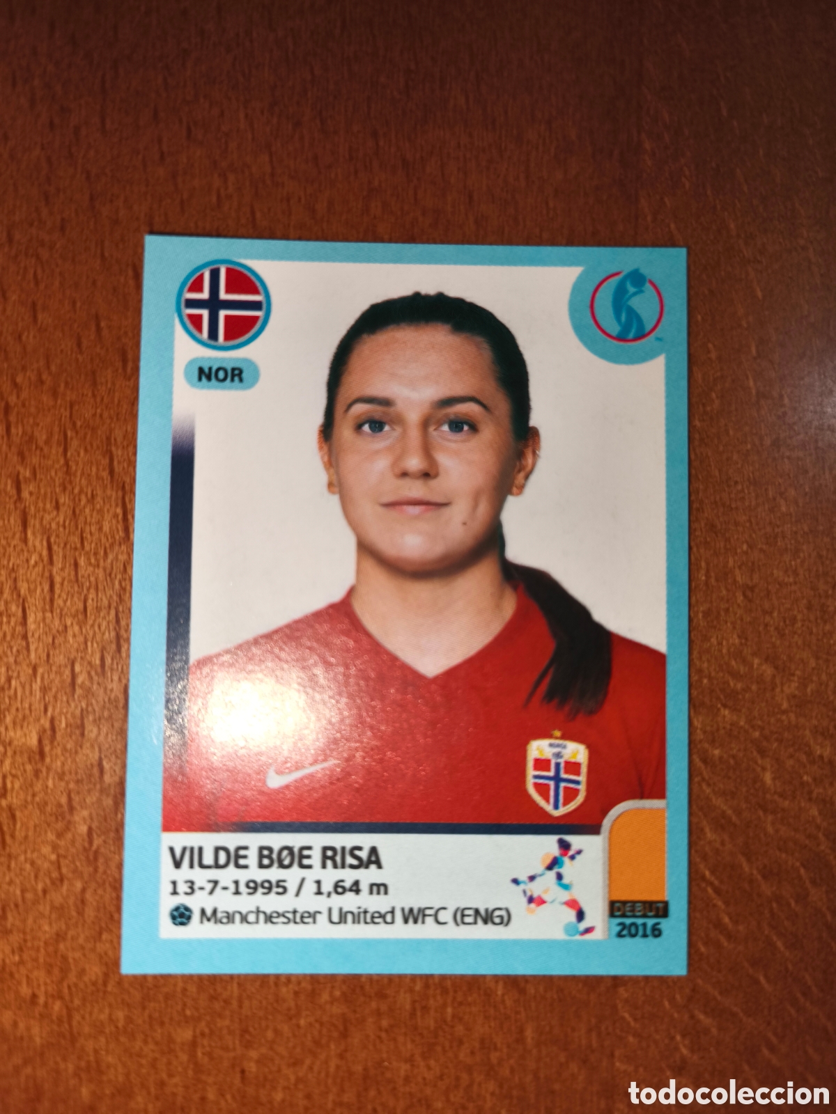 Figurine di Calcio: Vilde Boe Risa n&deg;86 Uefa Women's Euro 2022 Noruega