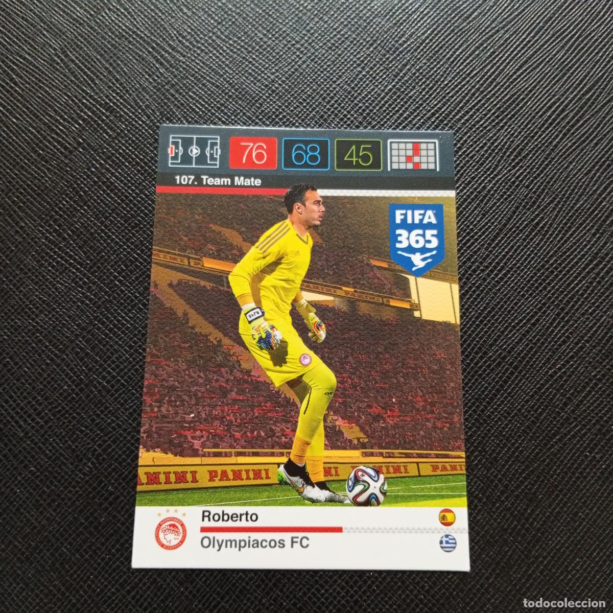 Figurine di Calcio: 107 ROBERTO OLYMPIACOS ADRENALYN 2015 2016 FIFA 365 CROMO FUTBOL 15 16 - A91 PG16