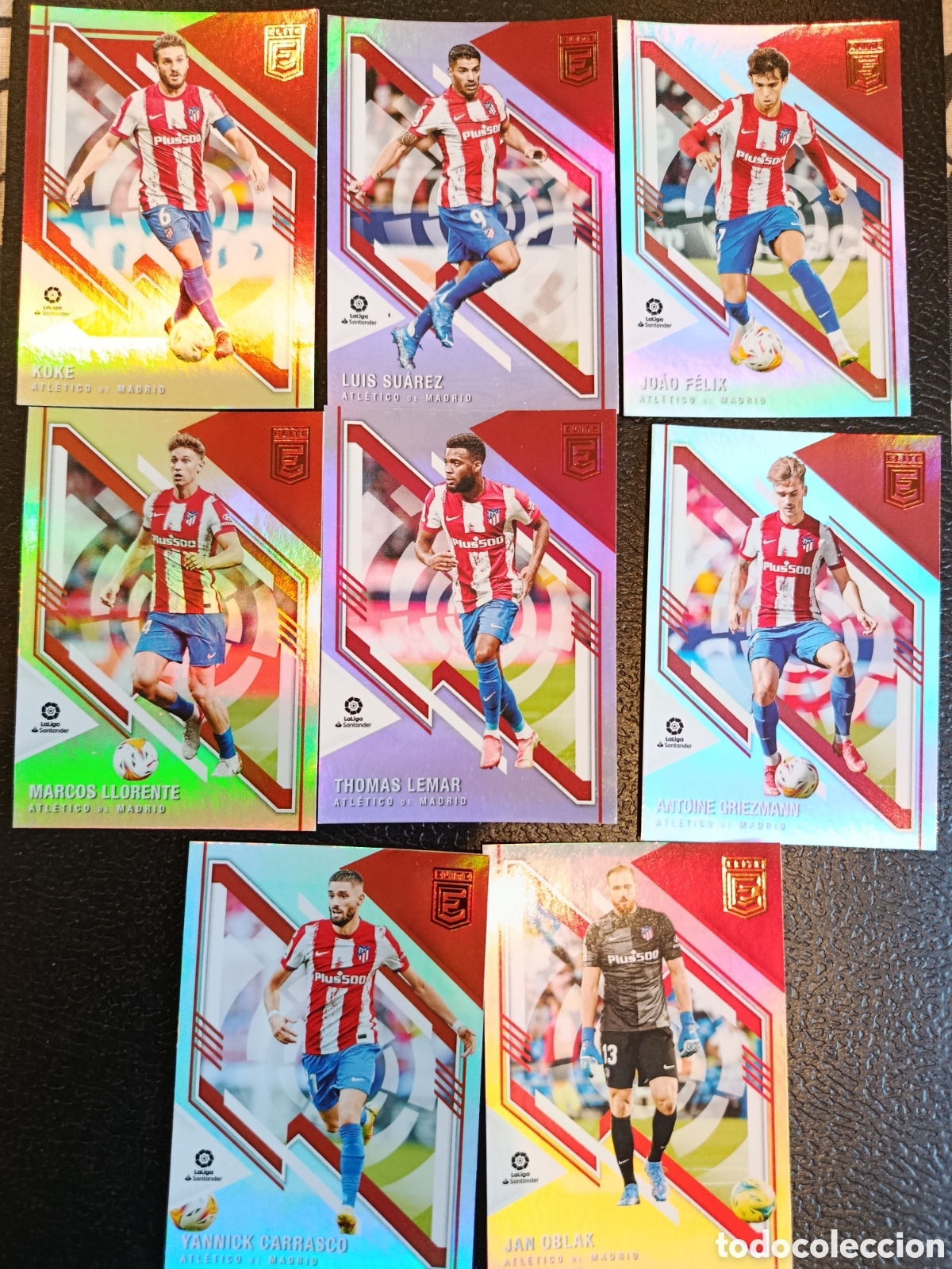 Figurine di Calcio: AT MADRID LOTE 8 CROMOS PANINI DONRUSS 21 22