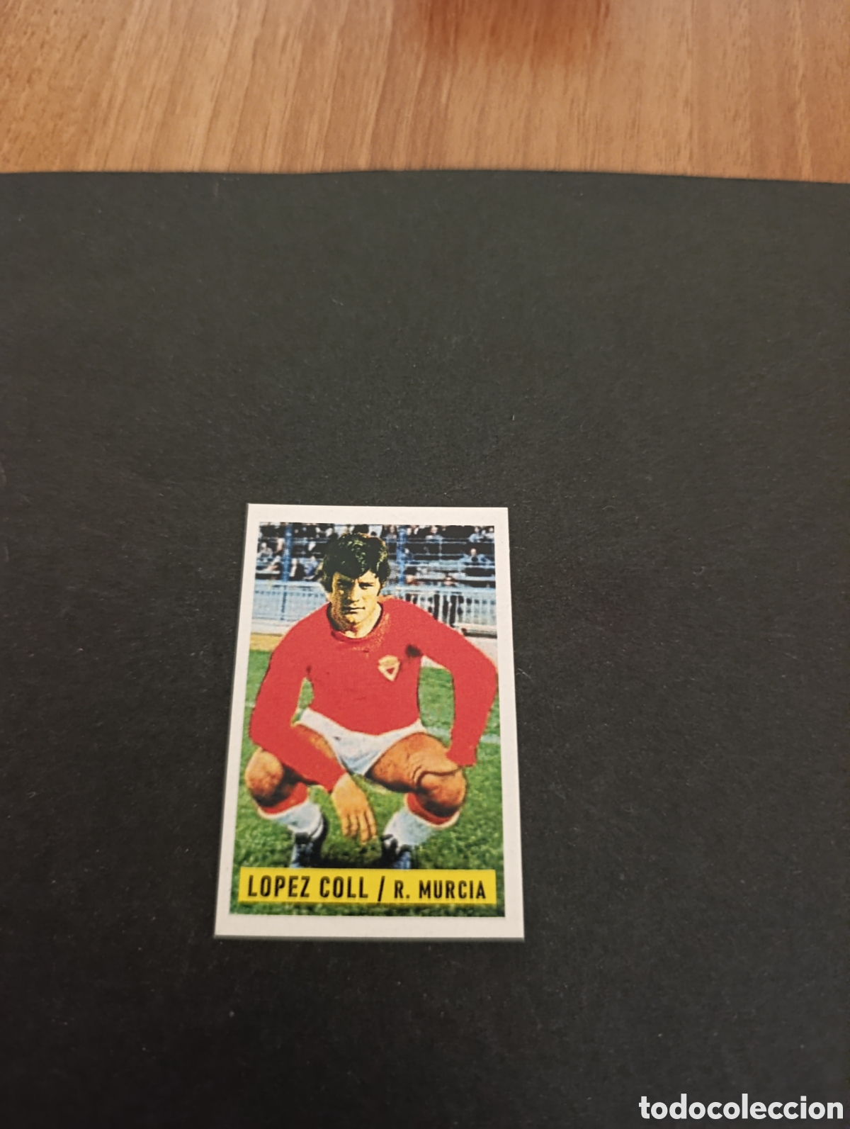Cromos de F&uacute;tbol: Cromo L&oacute;pez Coll Real Murcia Liga Este 74 75, ampliaci&oacute;n de la colecci&oacute;n