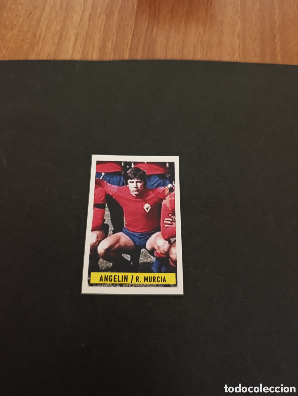 Cromos de F&uacute;tbol: Cromo Angel&iacute;n Real Murcia Liga Este 74 75, ampliaci&oacute;n de la colecci&oacute;n