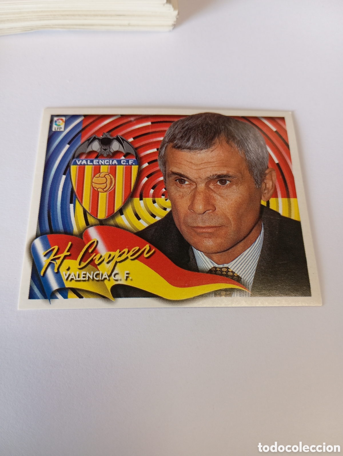 Cromos de F&uacute;tbol: ENTRENADOR H&Eacute;CTOR CUPER Valencia LIGA ESTE 2000 2001 PANINI 00 01 NUEVO SIN PEGAR