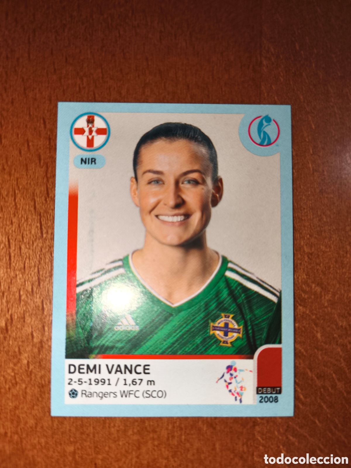 Cromos de F&uacute;tbol: Demi Vance n&deg;98 Uefa Women's Euro 2022 Irlanda Del Norte