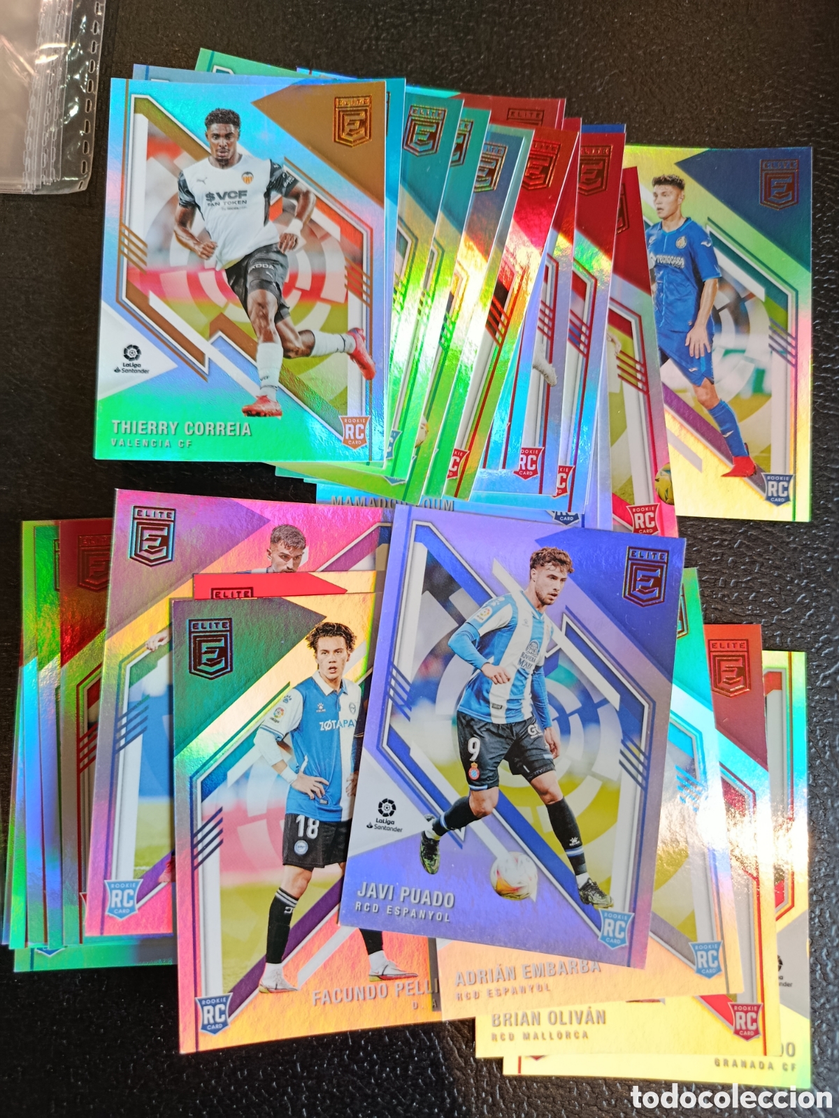 Cromos de F&uacute;tbol: Lote 29 ROOKIES PANINI DONRUSS ELITE 21/22