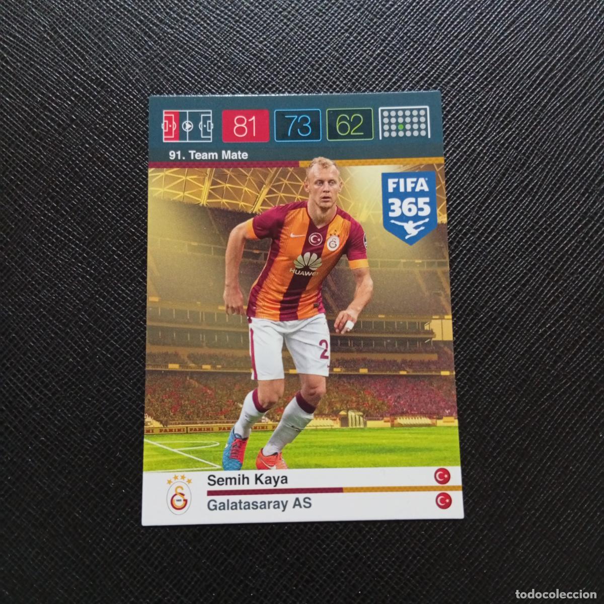 Cromos de F&uacute;tbol: 91 SEMIH KAYA GALATASARAY ADRENALYN 2015 2016 FIFA 365 CROMO FUTBOL 15 16 - A91 PG21