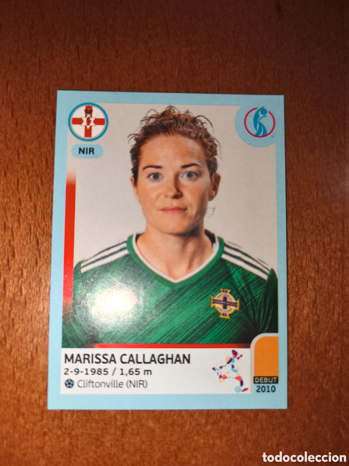Fu&szlig;ball-Sticker: Marissa Callaghan n&deg;105 Uefa Women's Euro 2022 Irlanda Del Norte