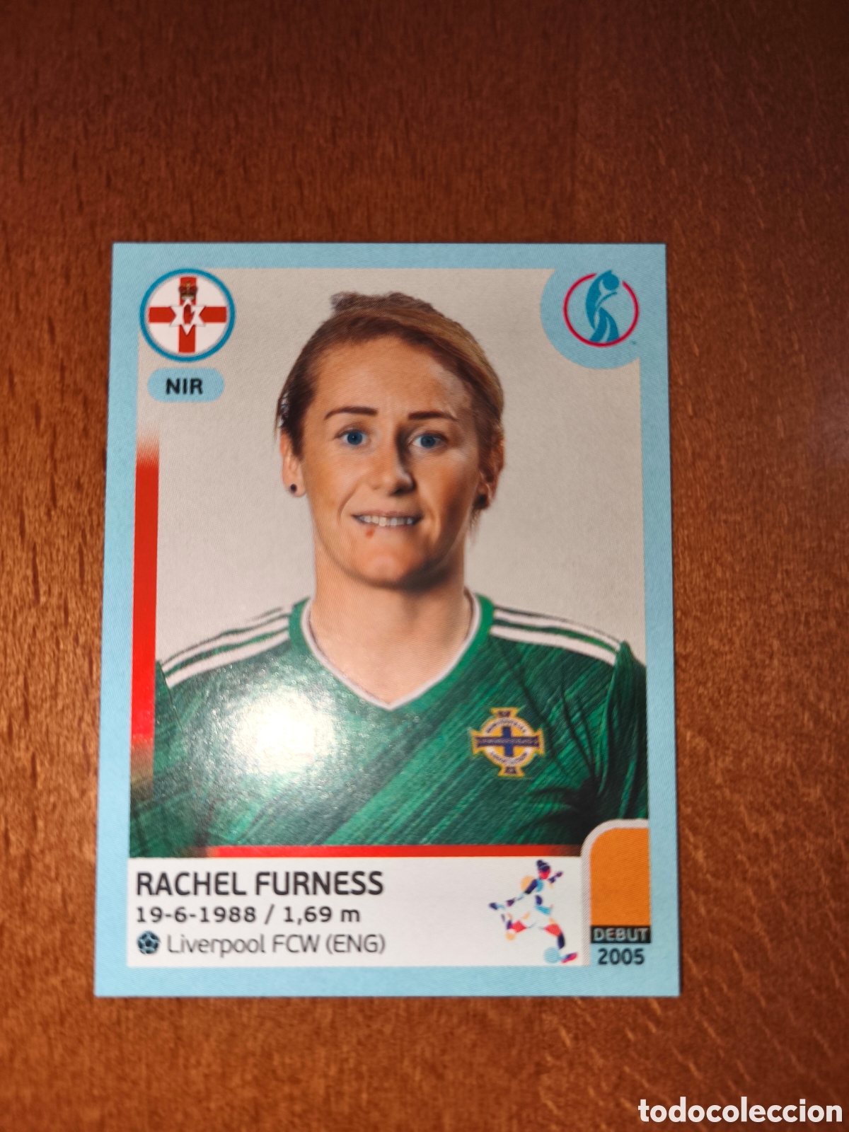 Cromos de F&uacute;tbol: Rachel Furness n&deg;110 Uefa Women's Euro 2022 Irlanda Del Norte