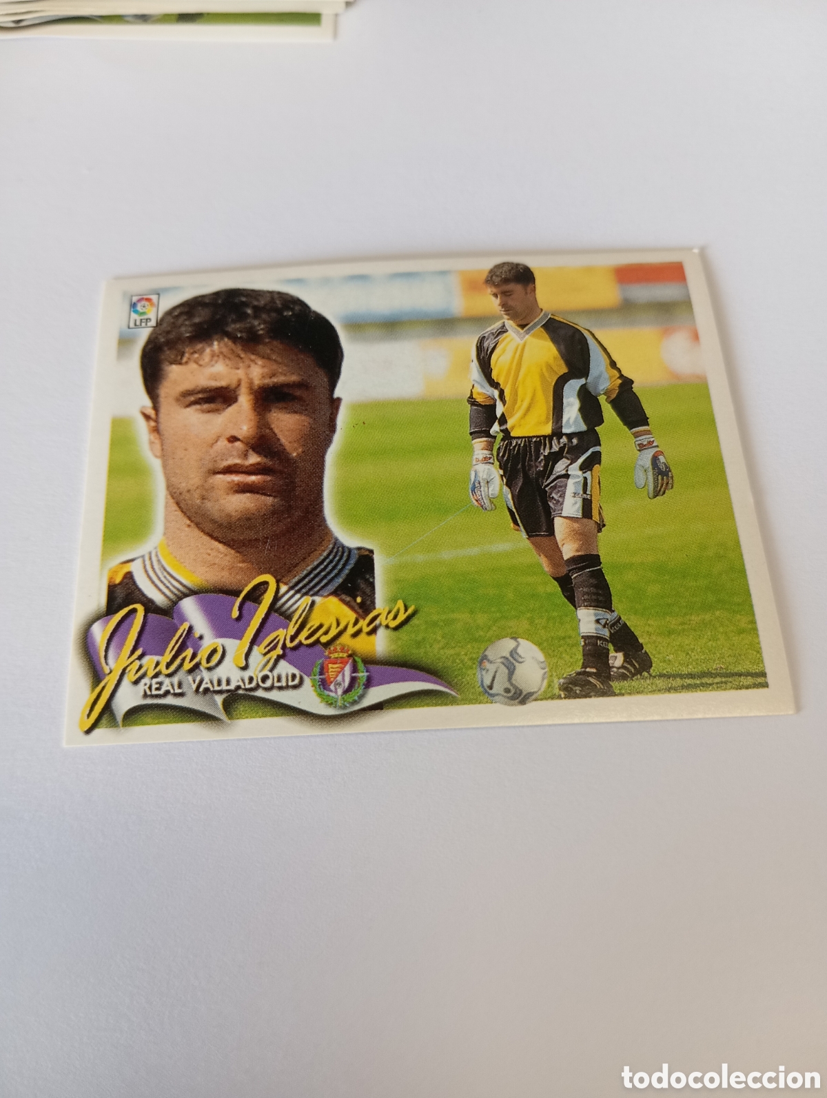 Cromos de F&uacute;tbol: JULIO IGLESIAS Valladolid LIGA ESTE 2000 2001 PANINI 00 01 NUEVO SIN PEGAR