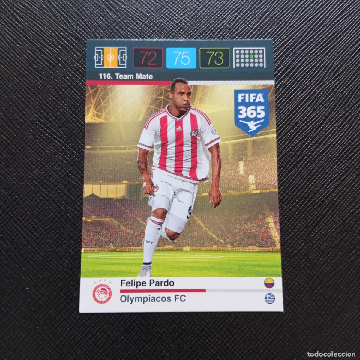 Cromos de F&uacute;tbol: 116 FELIPE PARDO OLYMPIACOS ADRENALYN 2015 2016 FIFA 365 CROMO FUTBOL 15 16 - A91 PG33