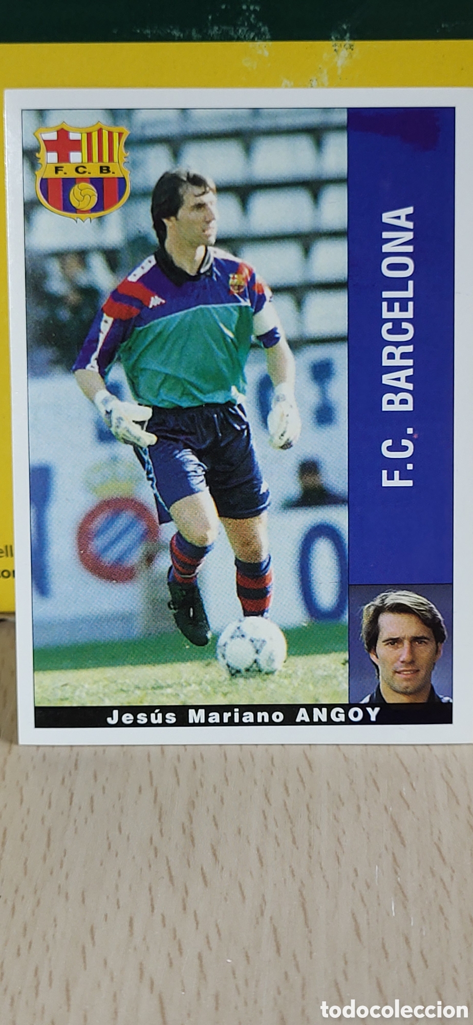 Cartes &agrave; collectionner de Football: JESUS MARIANO ANGOY F.C. BARCELONA BAR&Ccedil;A LIGA 95 96 DE FUTBOL PROFESIONAL PANINI