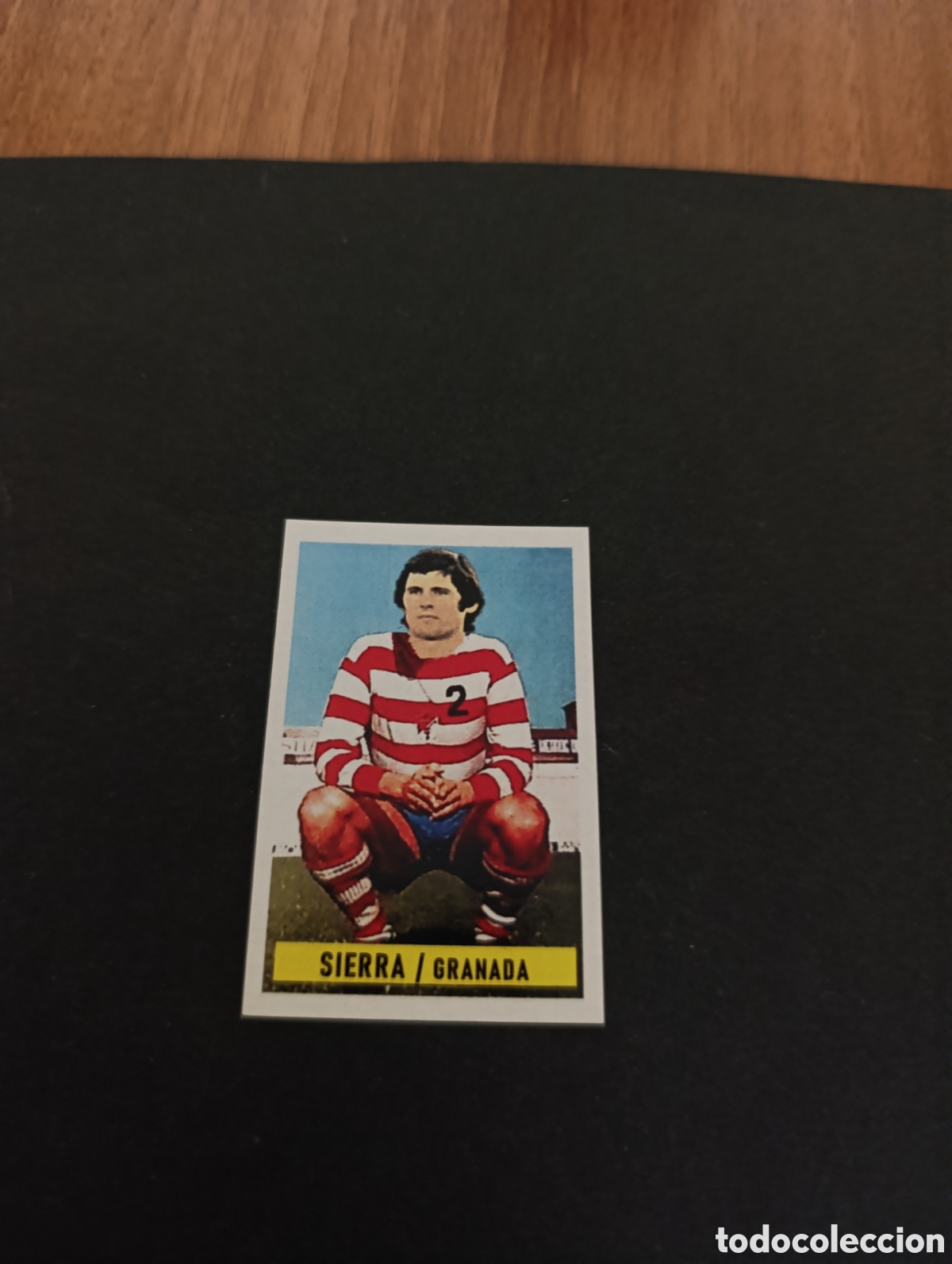 Cromos de F&uacute;tbol: Cromo Sierra Granada Liga Este 74 75, ampliaci&oacute;n de la colecci&oacute;n
