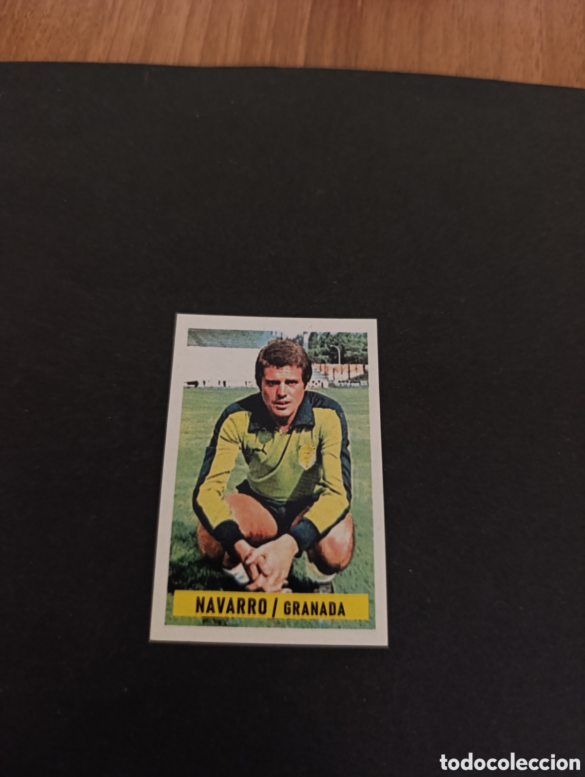 Cromos de F&uacute;tbol: Cromo Navarro Granada Liga Este 74 75, ampliaci&oacute;n de la colecci&oacute;n