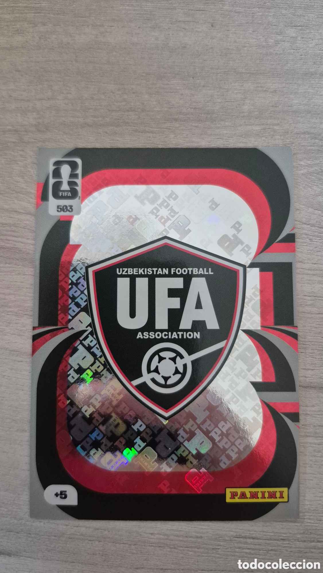 Cromos de F&uacute;tbol: N&deg;503 Escudo Uzbekistan Adrenalyn FIFA World Cup 26