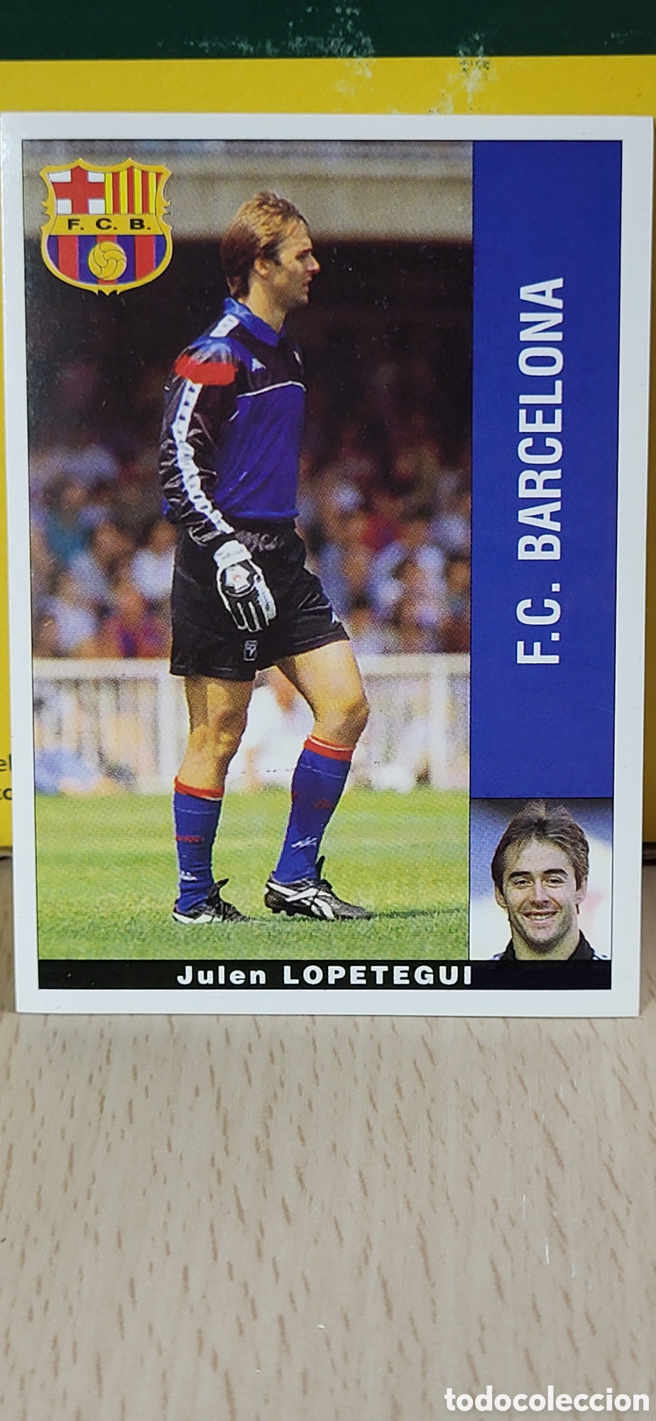 Cromos de Futebol: JULEN LOPETEGUI F.C. BARCELONA BAR&Ccedil;A LIGA 95 96 DE FUTBOL PROFESIONAL PANINI