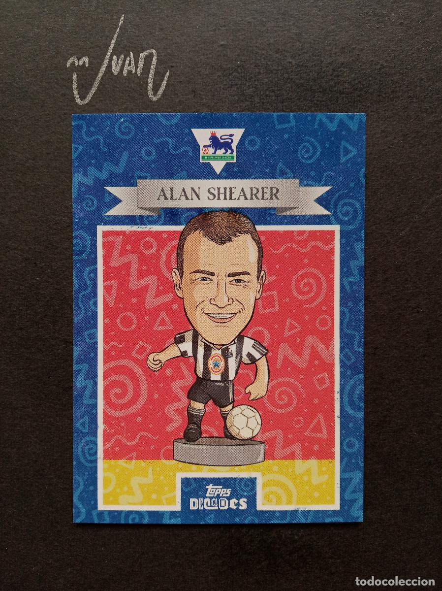 Cromos de F&uacute;tbol: BOBBLEHEADS ALAN SHEARER NEWCASTLE INGLATERRA ⚽ TOPPS &reg; DECADES 1990's PREMIER LEAGUE 2025 25 NUEVO