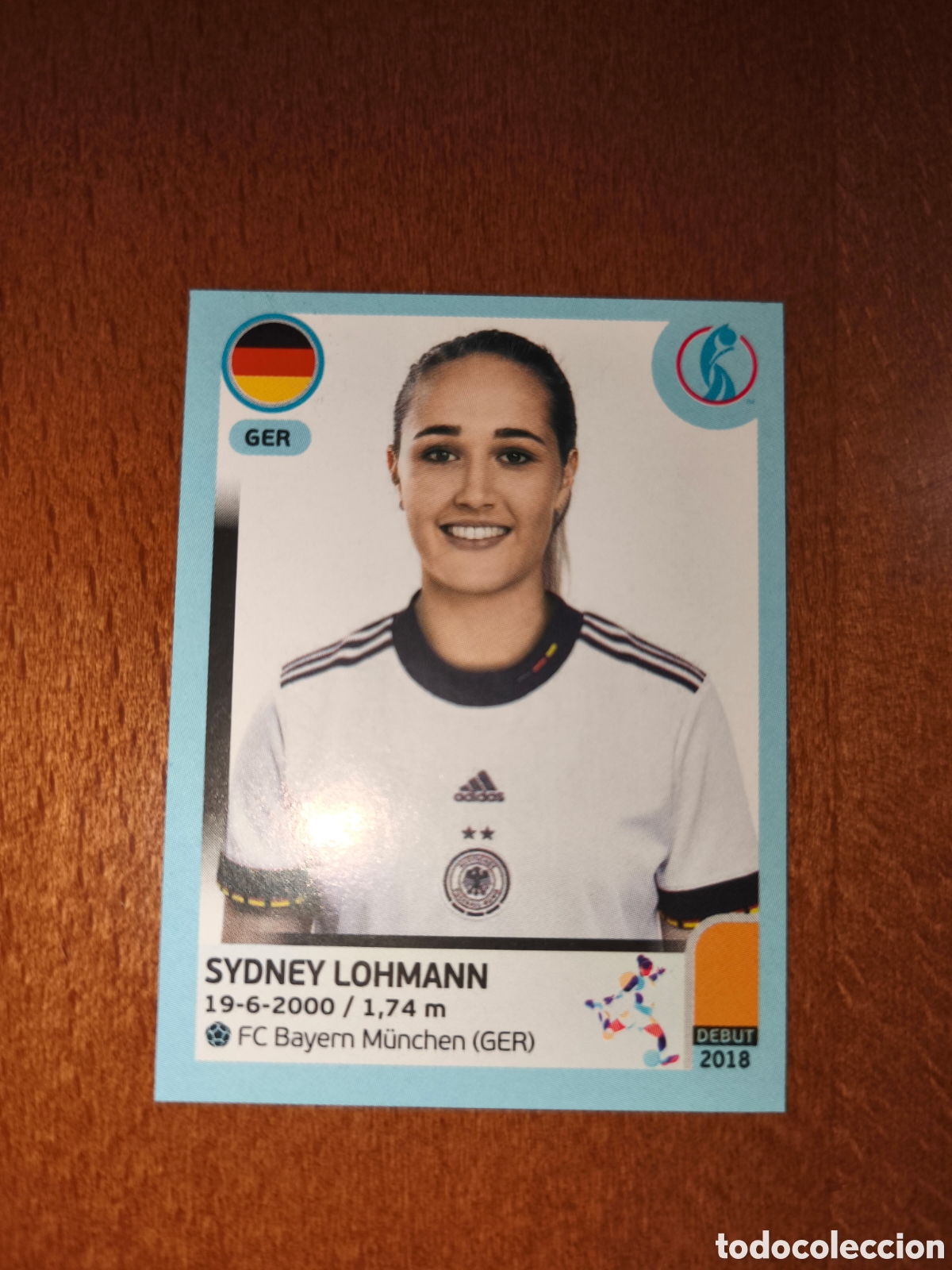 Cromos de F&uacute;tbol: Sydney Lohmann n&deg;124 Uefa Women's Euro 2022 Alemania