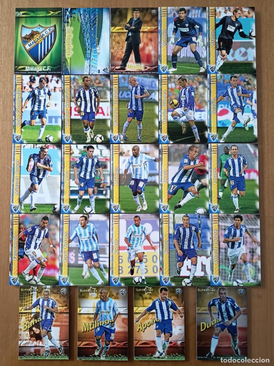 Cromos de Futebol: M&Aacute;LAGA CF. LAS FICHAS QUIZ LIGA 2010. MUNDICROMO