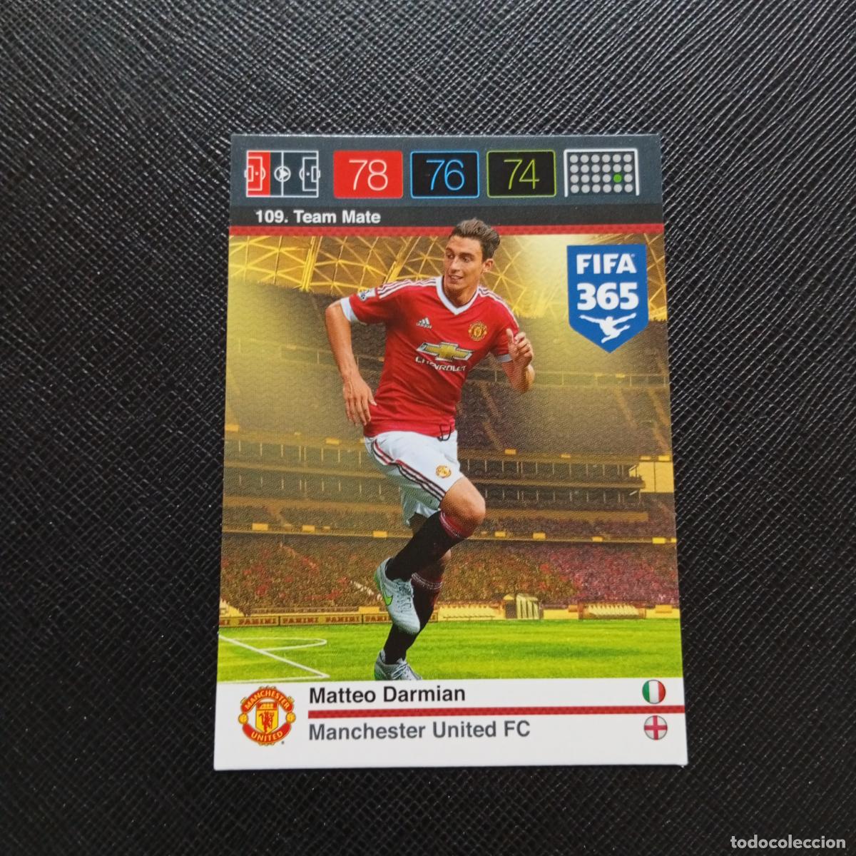 Cromos de F&uacute;tbol: 109 MATTEO DARMIAN MANCHESTER UNITED ADRENALYN 2015 2016 FIFA 365 CROMO FUTBOL 15 16 - A91 PG44
