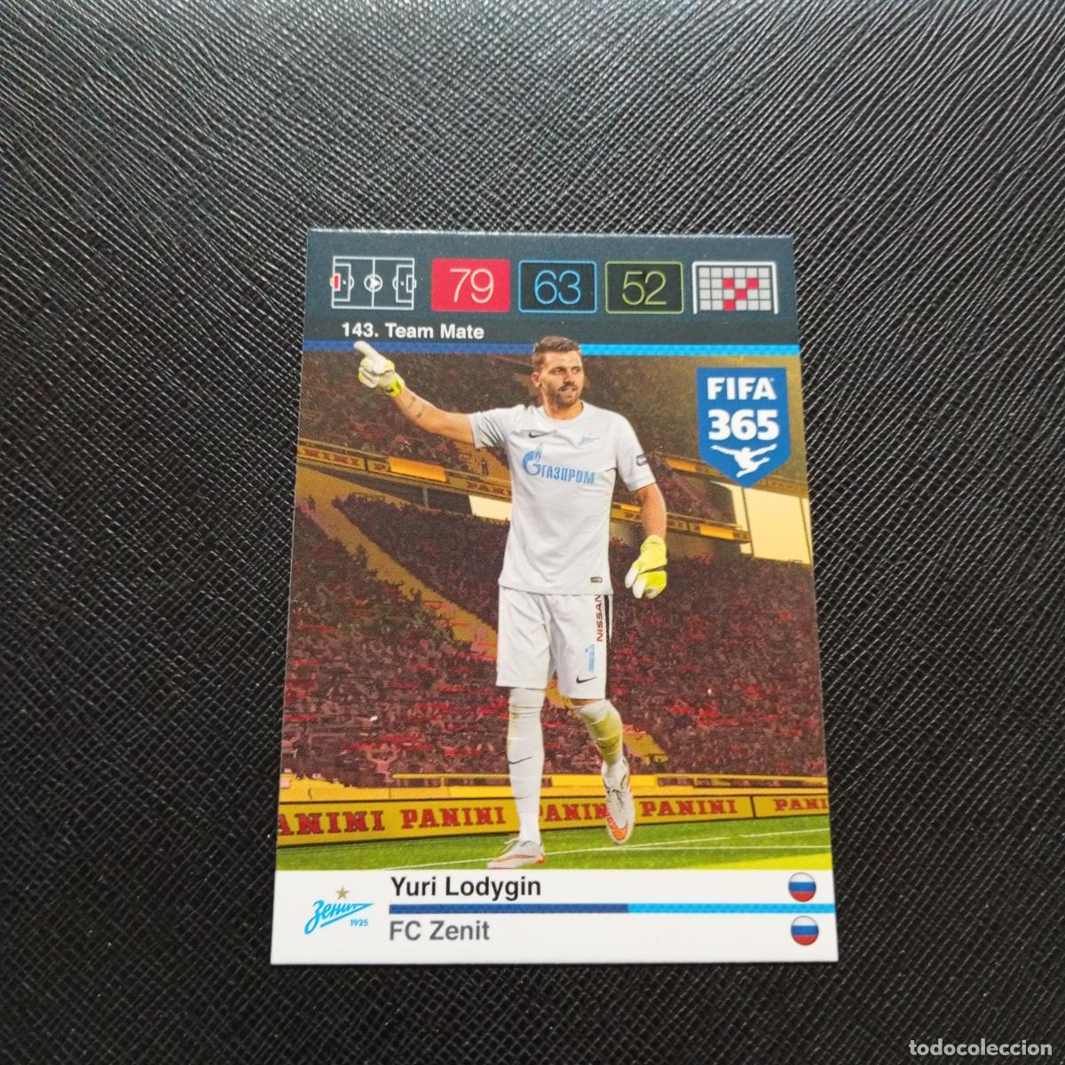 Cromos de F&uacute;tbol: 143 YURI LODYGIN ZENIT ADRENALYN 2015 2016 FIFA 365 CROMO FUTBOL 15 16 - A91 PG45