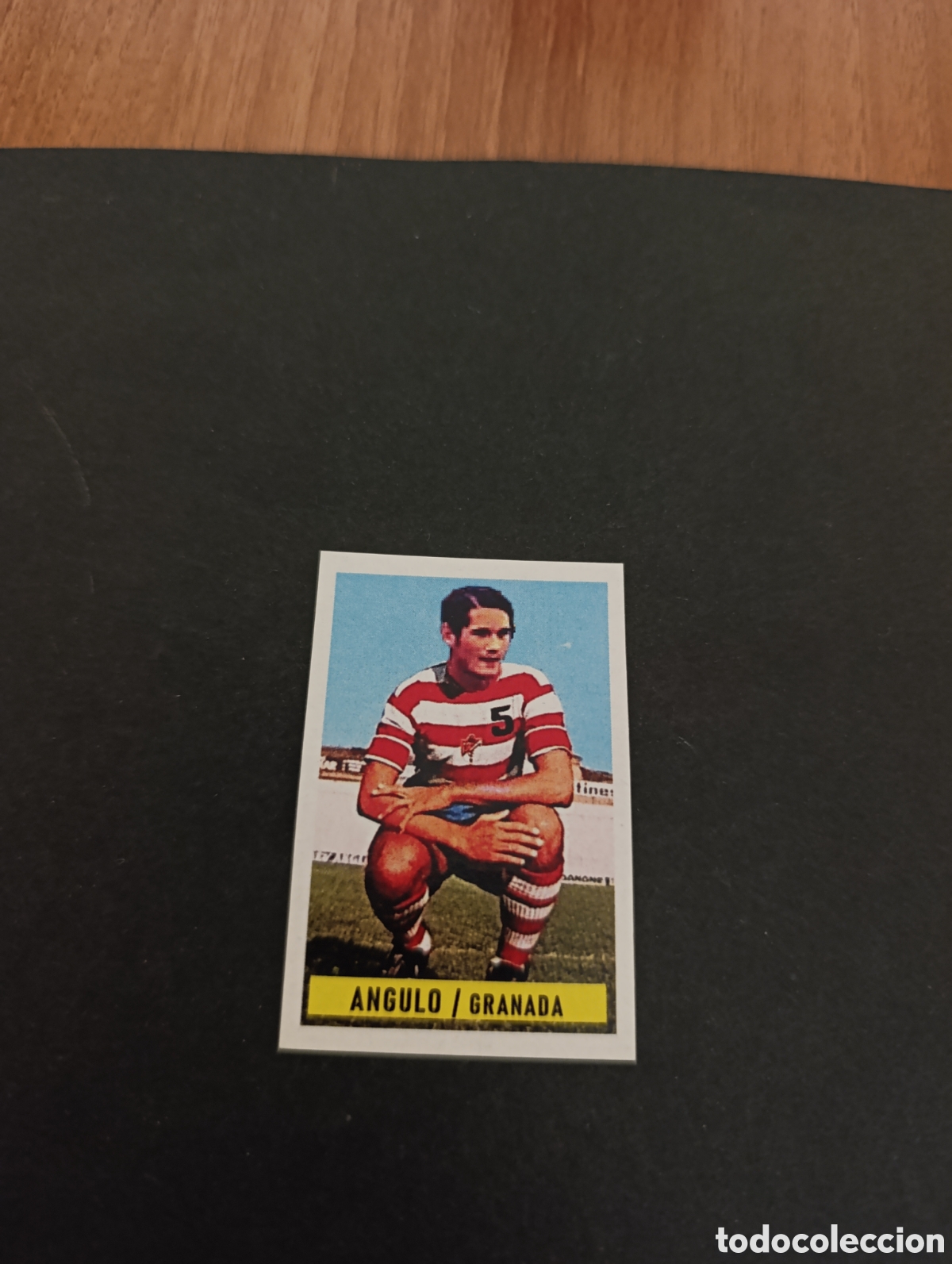 Fu&szlig;ball-Sticker: Cromo Angulo Granada Liga Este 74 75, ampliaci&oacute;n de la colecci&oacute;n