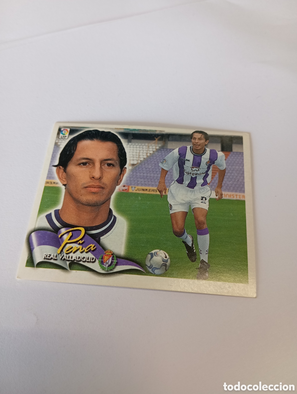 Fu&szlig;ball-Sticker: PE&Ntilde;A Valladolid LIGA ESTE 2000 2001 PANINI 00 01 NUEVO SIN PEGAR