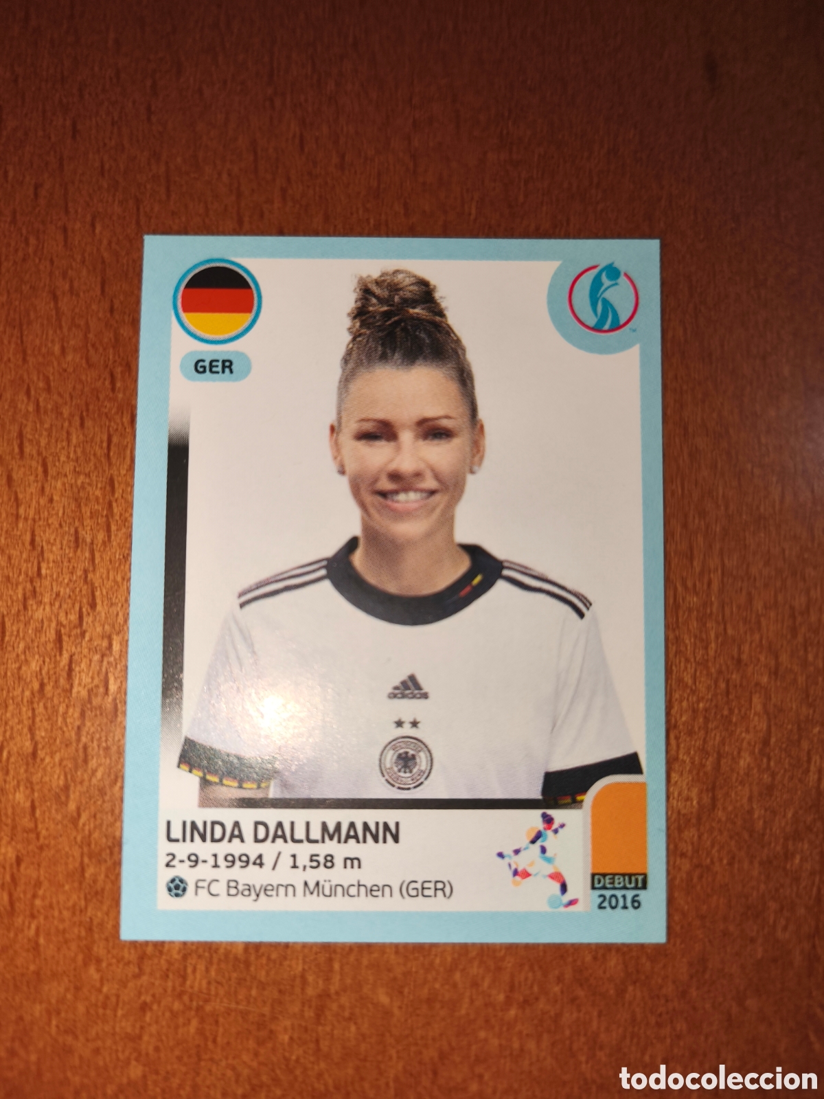 Cromos de F&uacute;tbol: Linda Dallmann n&deg;130 Uefa Women's Euro 2022 Inglaterra